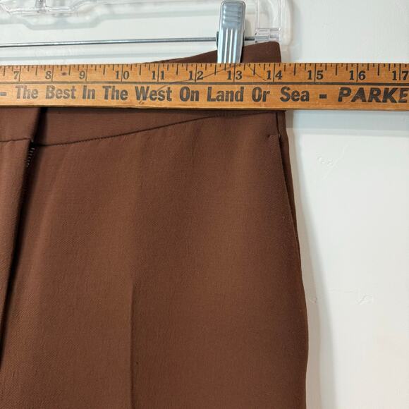 Aritzia Wilfred Women's Alanya Pants High Waist Wide Leg Crepe Trouser Dress 4 - Picture 5 of 9